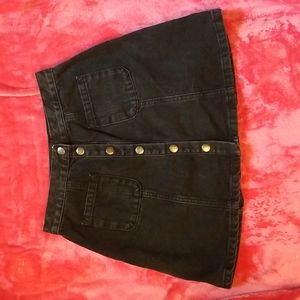 Urban Outfitters Black Jean Skirt